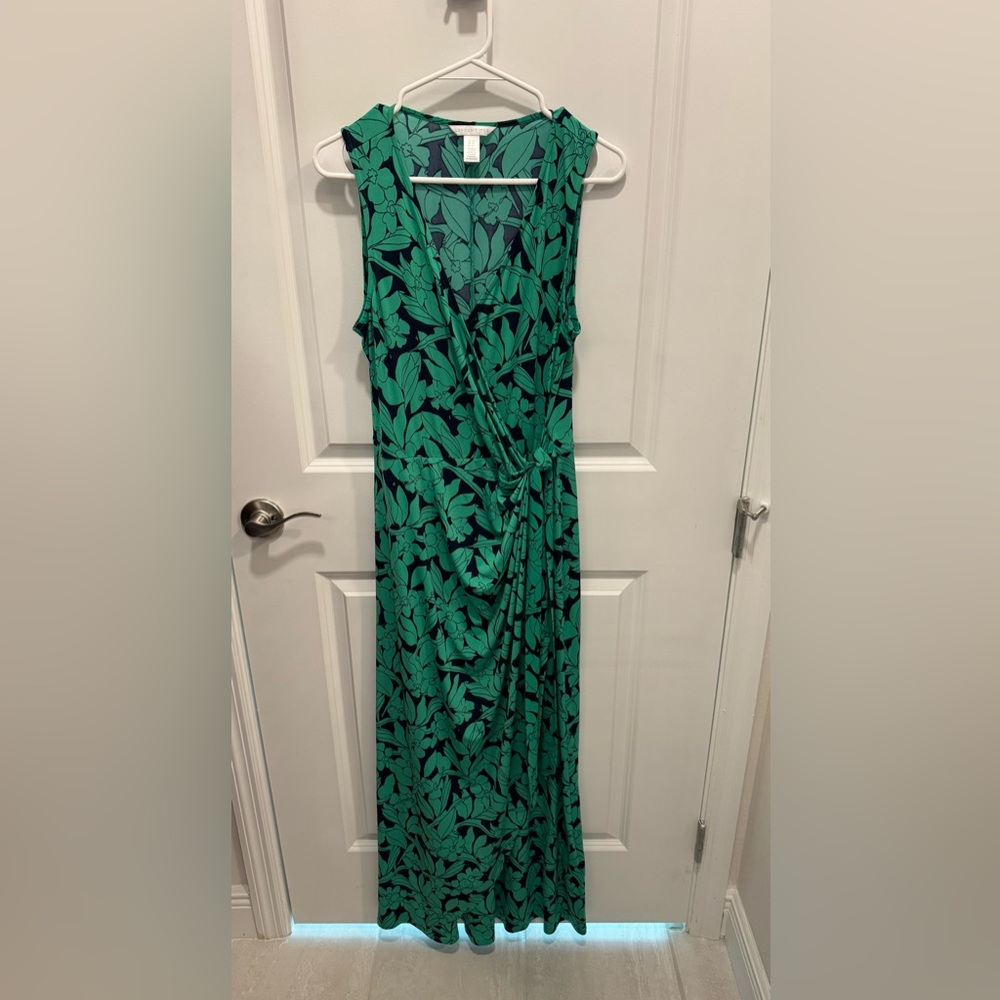 London Times Green Floral Maxi Dress